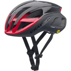 Cratoni C-Zero MIPS Fahrradhelm - black-red glossy-matt
