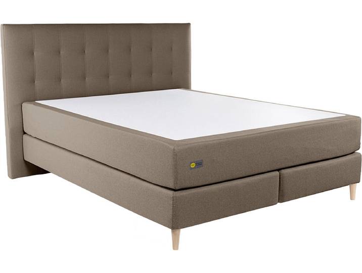 Boxspringbett RELAX BY BICO CHARLOTTE braun 140x200cm fest