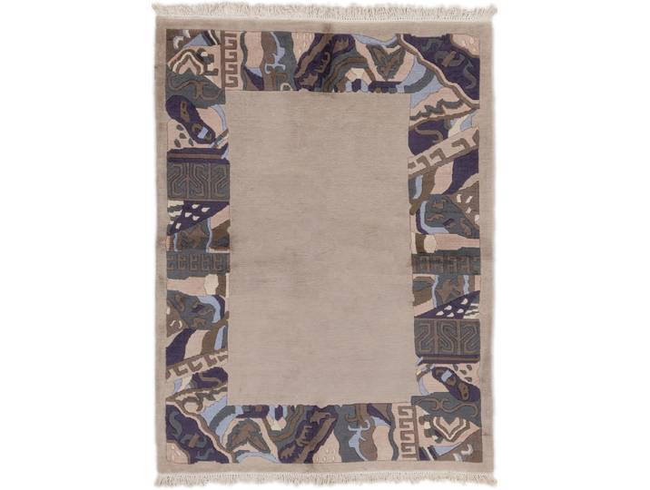 Nepal Teppich 173x236 Handgeknüpft Orientteppich Wolle