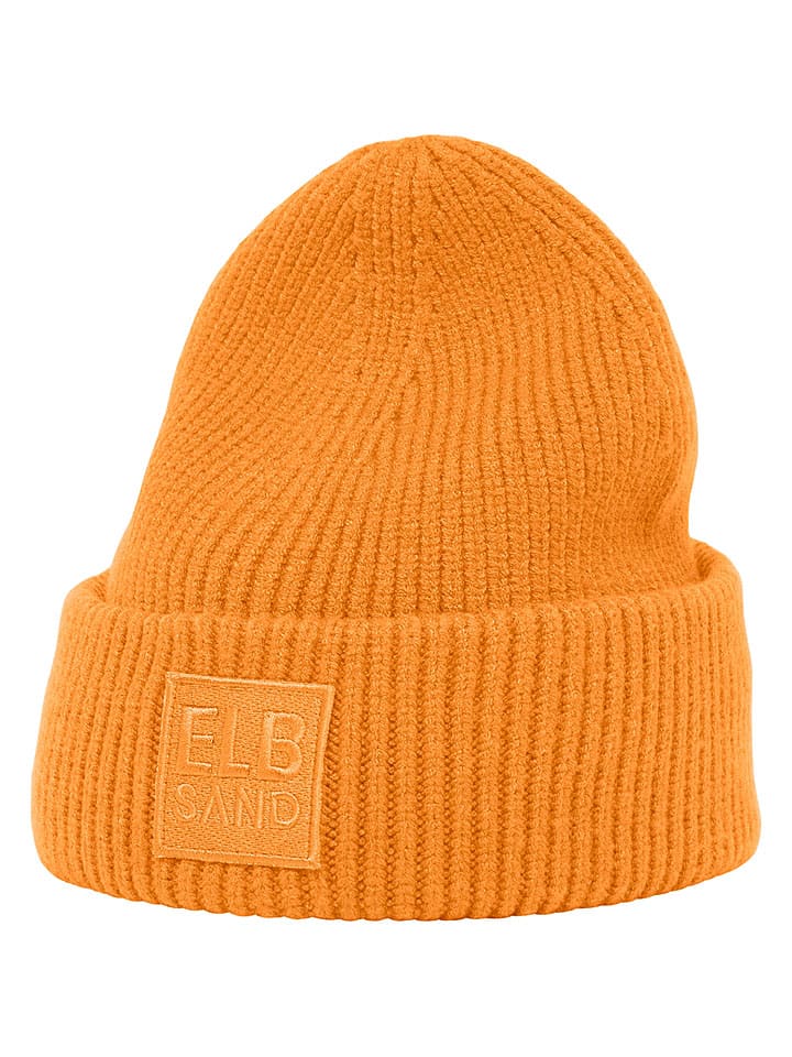 ELBSAND Beanie "Nora" in Orange - onesize