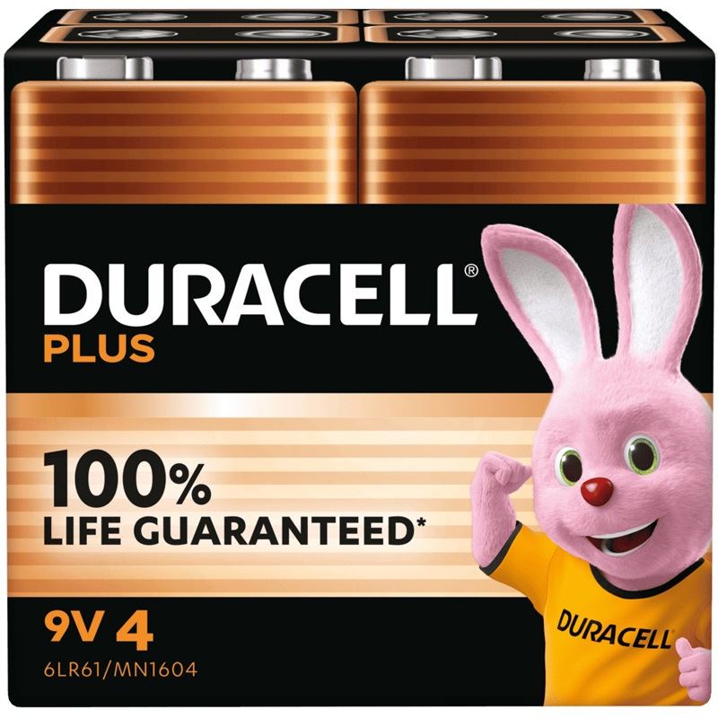 Duracell Batterie Plus New -9V (MN1604/6LR61) 2St.