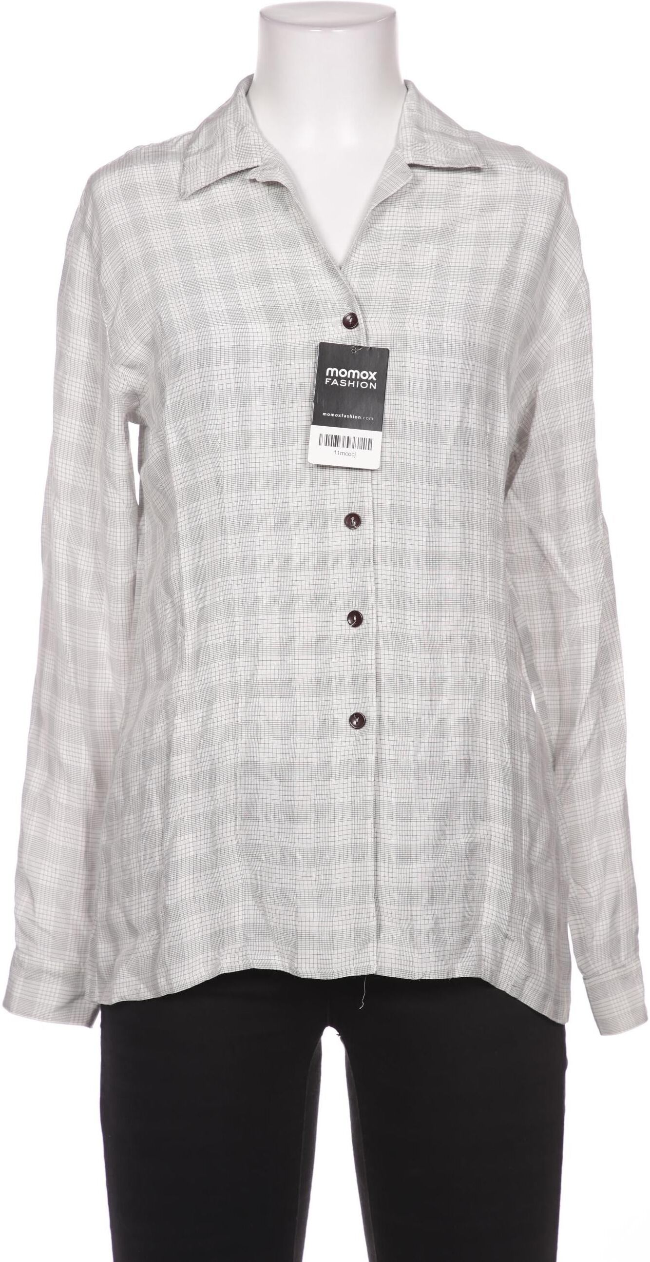 More & More Damen Bluse, Grau, Gr. S, Viskose - Second Hand