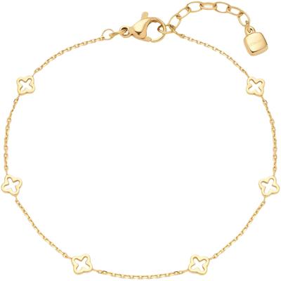 Edelstahlarmband CIAO BY LEONARDO "Janna CIAO", gold (gelbgoldfarben), Armbänder, Damen, 19,5cm, Edelstahl, Edelstahlarmband