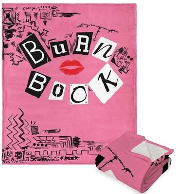Northwest Mean Girls Silk Touch Sherpa Throw Blanket