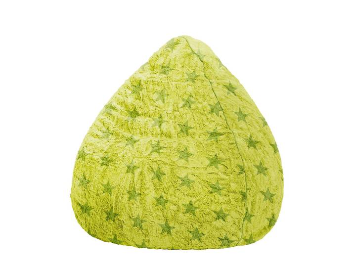 Sitzsack Stars Grün/Limettengrün Webstoff 90cm