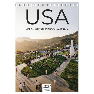 USA - Vereinigte Staaten von Amerika (Tischkalender 2026 DIN A5 hoch), CALVENDO Monatskalender