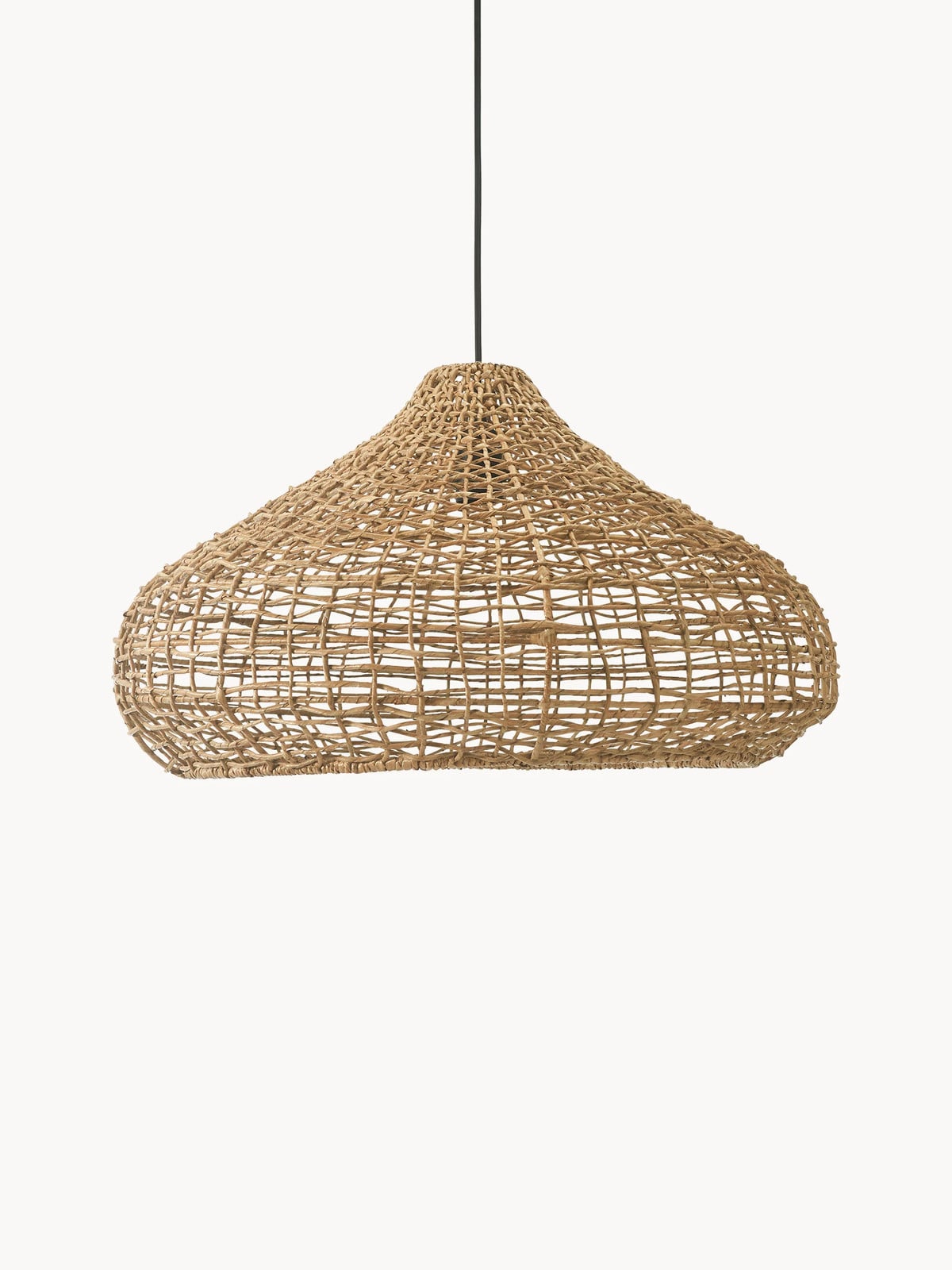 PR Home Mira buiten hanglamp, Rattan, Bruin/Beige, Ø 58 cm