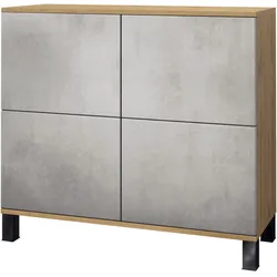 KOMMODE Rova Beton Oxid Optik