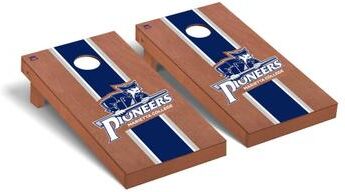 Skip's Garage Marietta Pioneers Rosewood Cornhole Board Set