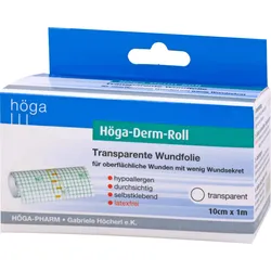 Höga-Derm-Roll 10cm x 1M Transparente Wundfolie 1 ST