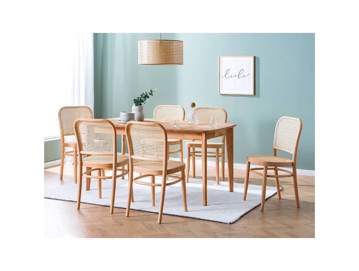Massiver Esstisch Monty 140cm Braun/Braun