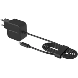 CONCEPTRONIC 67W GaN USB-PD-Ladegerät eingebautes USB-C-Kabel schwarz