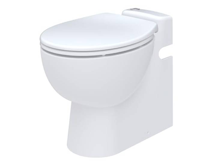 SFA - Sanicompact Pro - WC Broyeur Intégré - Design Contemporain - Chasse Spirale Eco+ - Matériau Hygiénique - Installation Et Entretien Simples - 51 dB - 36\,8 x 55\,5 x 49 cm - 550 W - Made In France