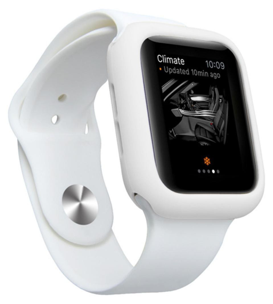 Drphone Apple Watch Case 38mm - Krasbestendig en Schokbestendig TPU - Wit