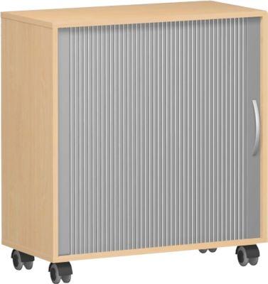 Querrollladenschrank PALENQUE, B 800 x T 400 x H 791 mm, Buche