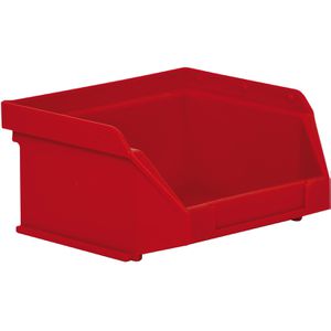 Mauser Sichtlagerkasten MK 6, 77901833, Größe 1, rot, Polyethylen, 90 x 100 x 50mm