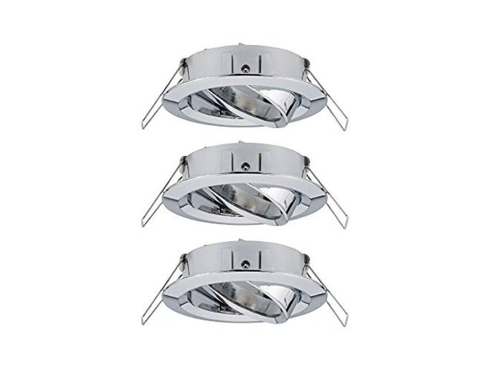 Paulmann 92488 Einbauleuchte Choose Spot schwenkbar max. 3x10W Deckeneinbaustrahler Chrom Einbaulampe ohne Leuchtmittel Alu