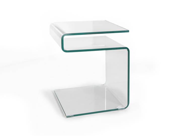 SUSY Beistelltisch, Material Klarglas