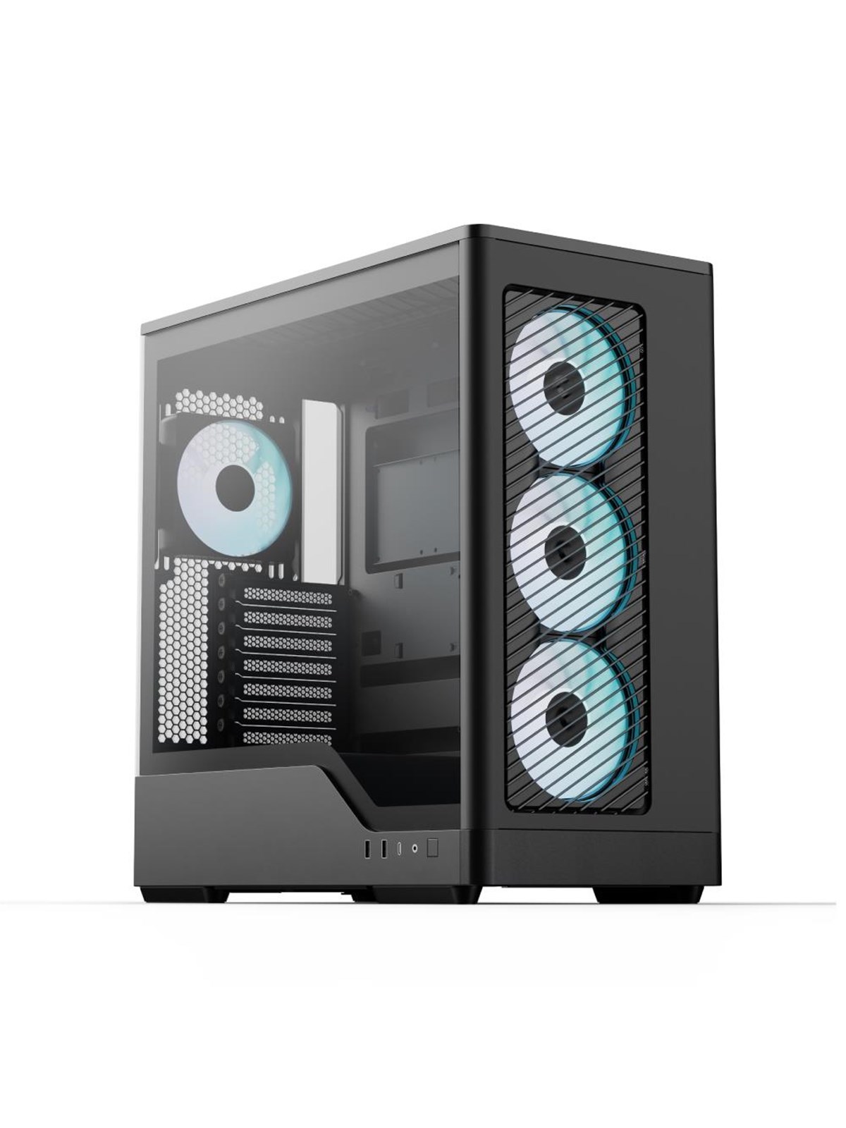 AeroCool D520A - Gehäuse - Schwarz
