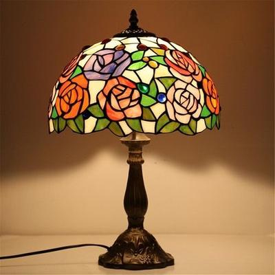 All Categories Goods Rose Flower Tiffany Stained Glass Table Lamp Vintage Desk Light For Home Decor Rose Flower Tiffany Stained Glass Table Lamp Vintage Desk Light For Home Decor