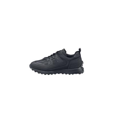 Sneaker LLOYD "EDGE", Herren, Gr. 42, schwarz, Leder, unifarben, Schuhe Sneaker, mit herausnehmbarem Fußbett