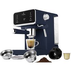 BerlingerHaus Espressomaschine Dunkel-Blau (matt) 950 W E.S.E. Pad kompatibel, Display, mit Tassenwärmer BH/9853