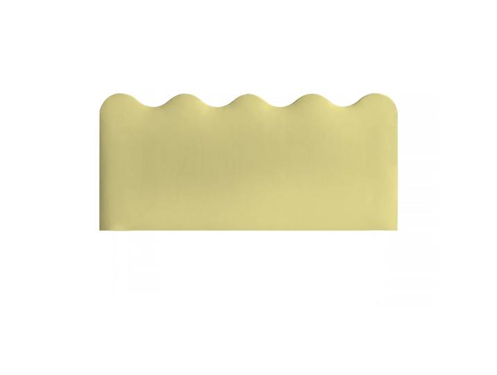 Tête de lit rembourrée forme ondulée 160x73,5cm