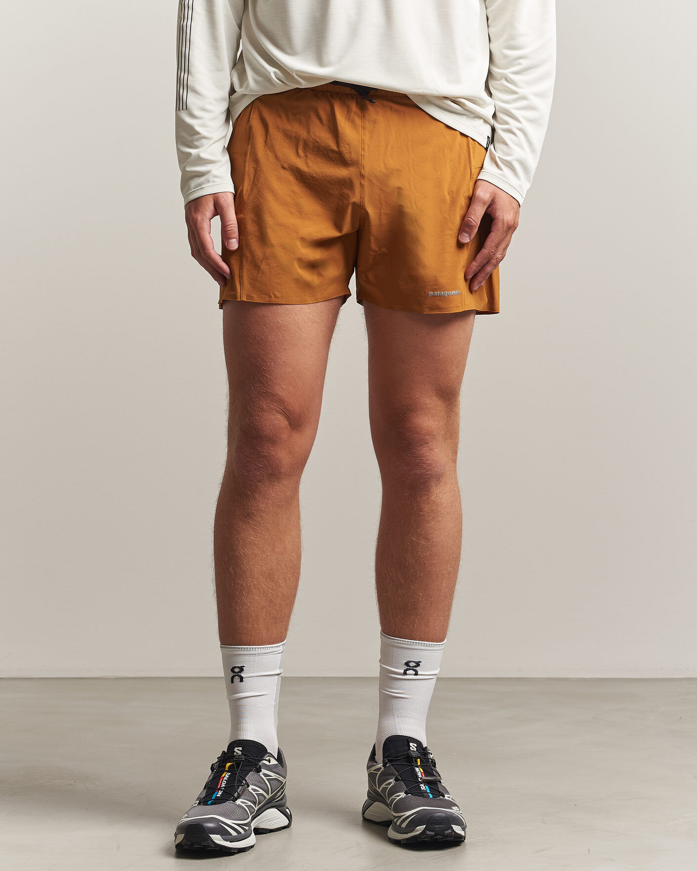 Patagonia Strider Pro 5 Inch Short Cinnamon Brown men S Brun