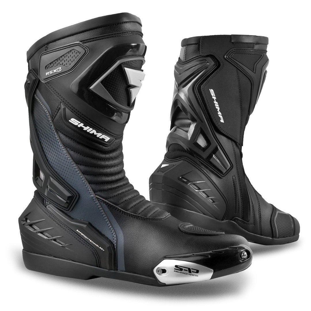 SHIMA RSX-6 Motorrad Stiefel RSX-6-MEN-BLACK-42