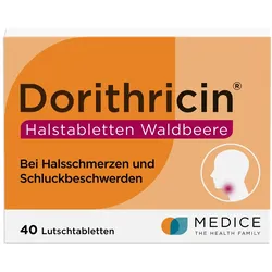 Dorithricin Halstabletten Waldbeere Halsschmerzen 40 St