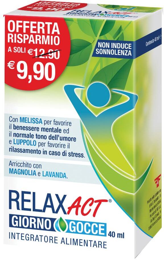 F&F Srl Relax Act Giorno Gocce, 40 ml