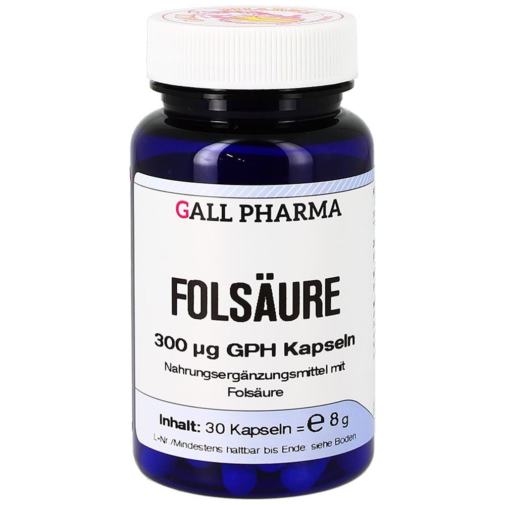 Folsäure 300 µg GPH Kapseln 30 St