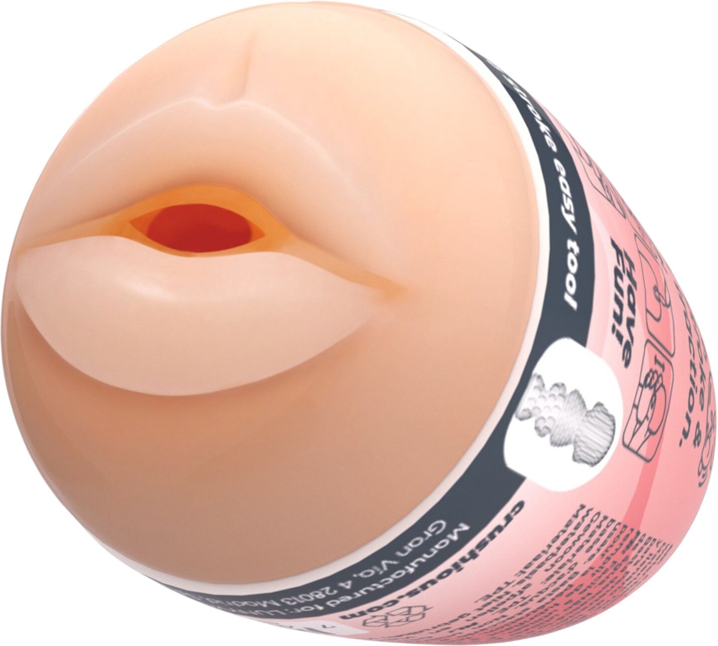 Crushious Ezy Egg Mouth - Masturbatoræg (Hudfarvet)