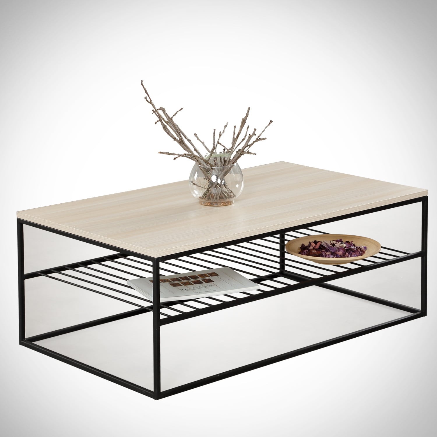 Skye Decor Etna Salontafel - Eikenhout - B/D/H: 95 x 43 x 55 cm