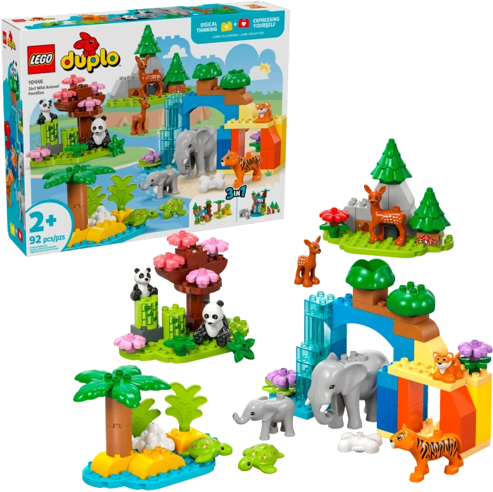 LEGO DUPLO 10446 LEGO DUPLO 10446 Wildtier-Familien 3-in-1-Set
