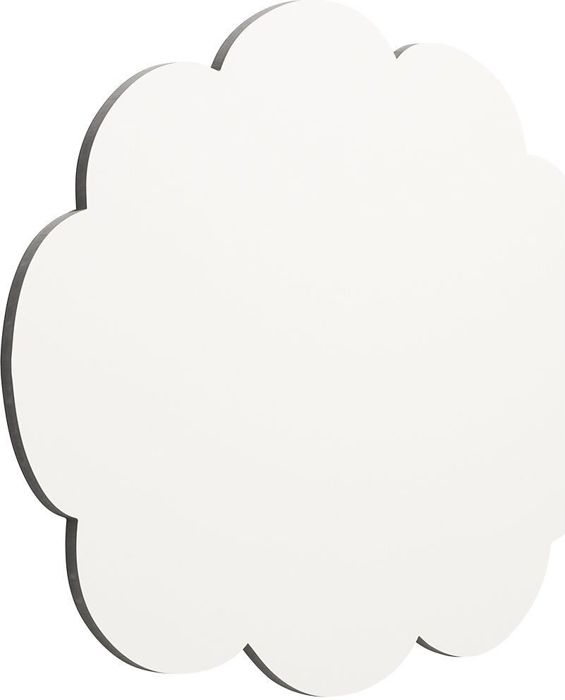 Design-Whiteboard, emailliert, THOUGHTS - Wolke, BxH 880 x 580 mm, weiß Chameleon
