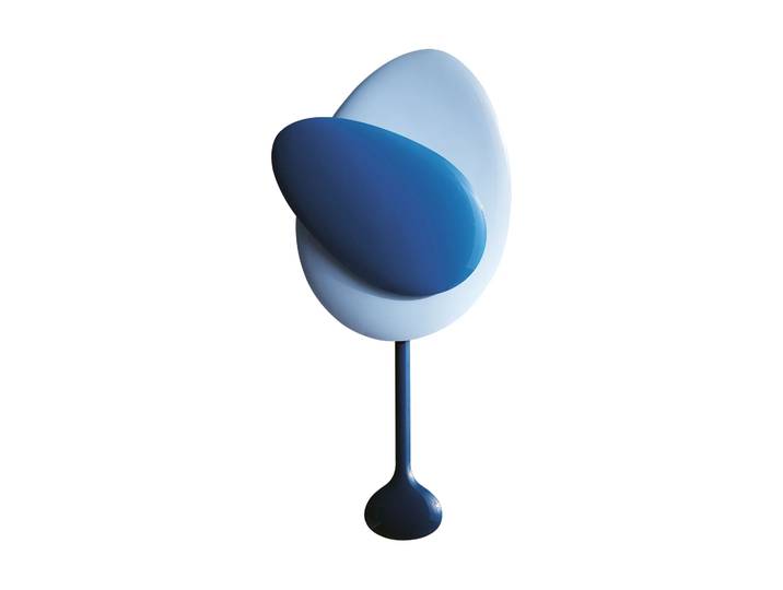 Design House Stockholm Horloge murale Mellow Clock Blue