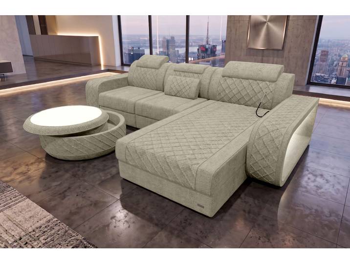 Ecksofa Berlin L Form Stoffsofa