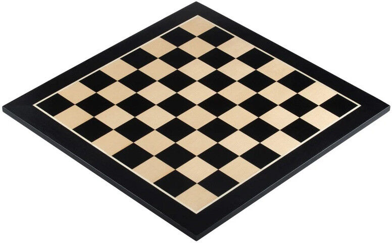 Loisirs Nouveaux Plateau Échecs black - Érable 40 cm case de 40mm sans notation