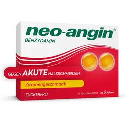 NEO-ANGIN Benzydamin akute Halsschmerzen Zitrone 40 St