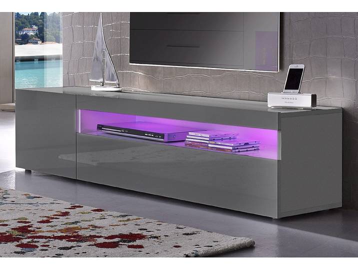 Lowboard HOME AFFAIRE Egypt , grau (anthrazit hg), B:155cm H:36,5cm T:40cm, Sideboards, Lowboard, Breite 155 cm