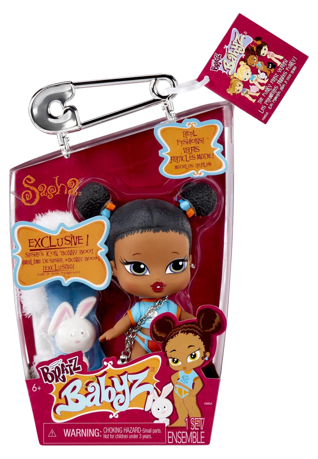 MGA Bratz Babyz pop Sasha meerkleurig