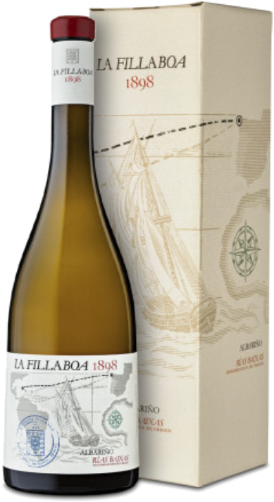 Estuche 1 botella La Fillaboa 1898 con con invitación a la bodega 2020 - 75cl