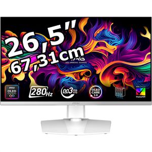 MSI Monitor MAG 272QPWDE QD-OLED X28, 26,5 Zoll, WQHD 2560 x 1440 Pixel, 0,03 ms, 280 Hz, Gaming