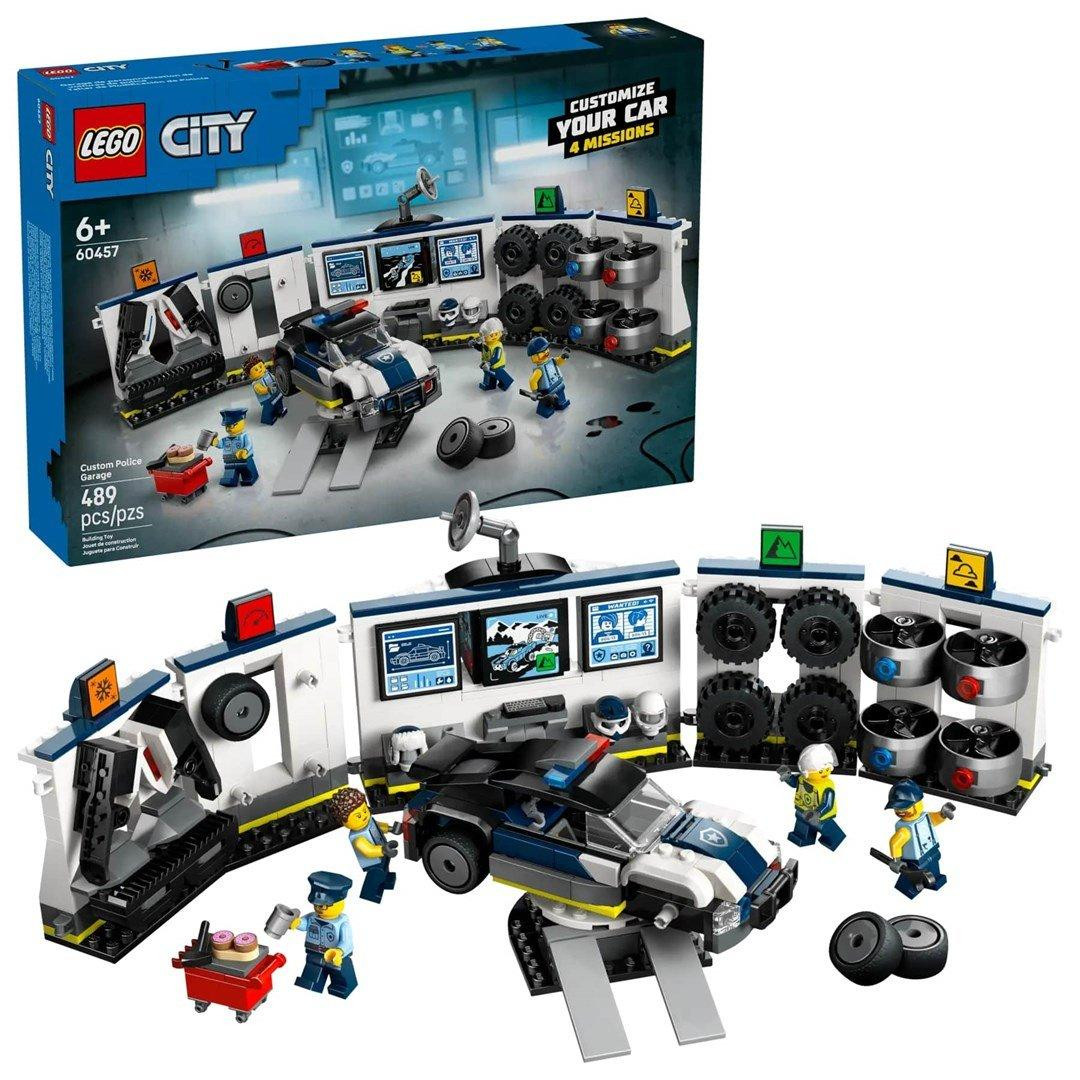 LEGO City Tuningwerkplaats voor politieauto's Bouwspeelset met 489 onderdelen