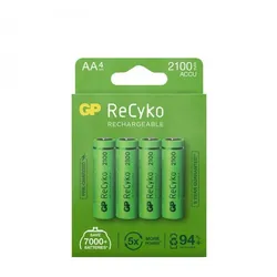 1X4 Gp Recyko + Nimh Aa 2100Mah Akku, sofort einsatzbereit