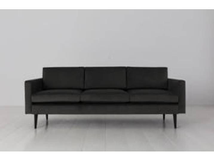 Dreisitzer-Sofa Model 01, Dunkelgrau