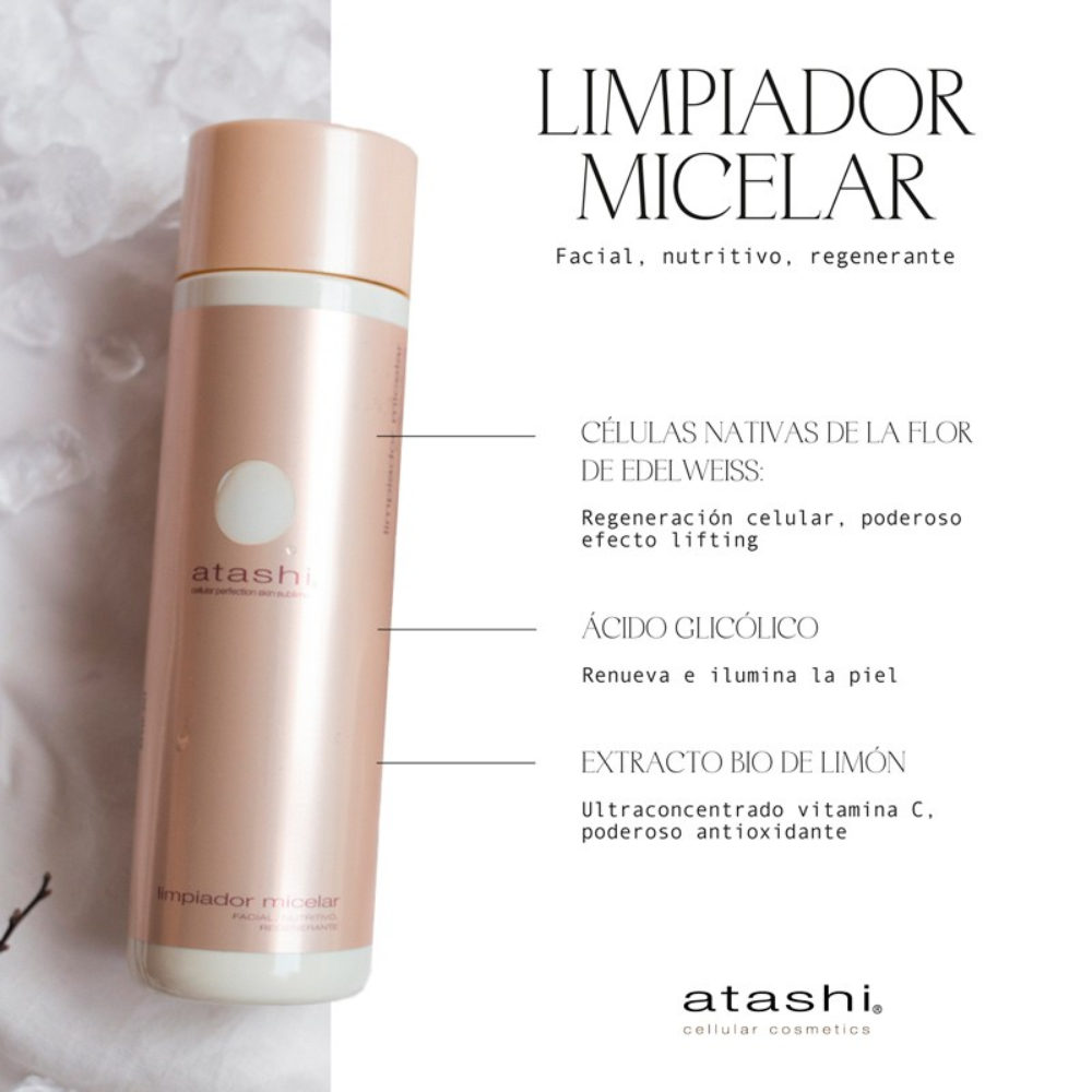 Atashi Cellular Perfection Skin Sublime Micellar Facial Cleanser 250mL