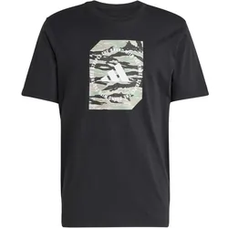 adidas Camo Shape Graphic T-Shirt Herren JI6764 - black S