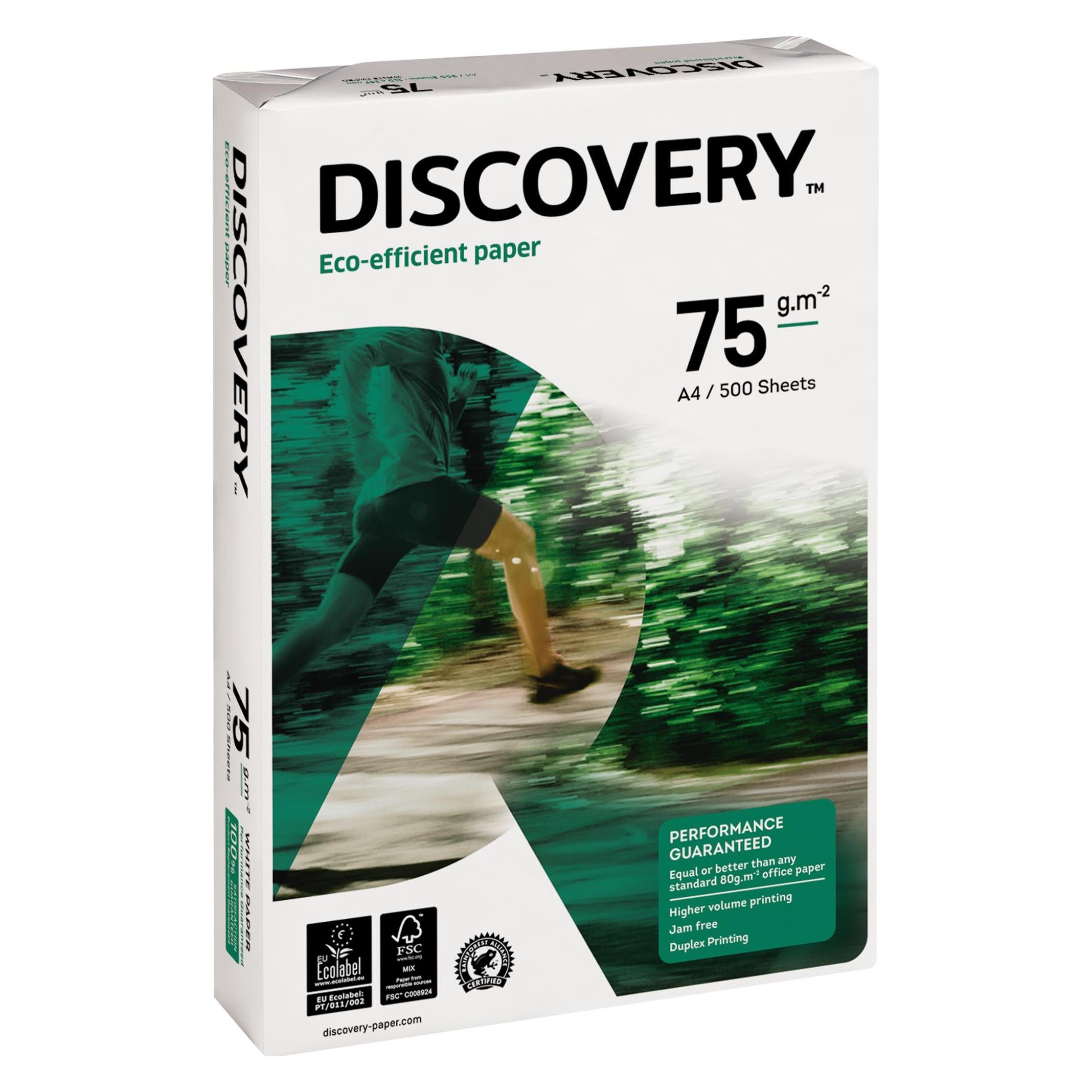 Discovery Druckerpapier (2500 Blätter, 75 g/m²) (DISCOVERY A4 75G 2500S)